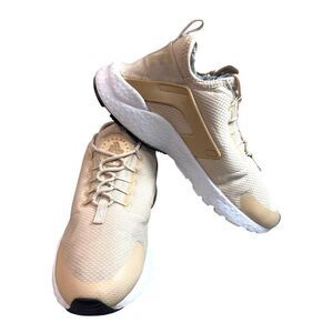 Nike Air Huarache Run Ultra Oatmeal Sz Women 9.5 819151 Sneakers Tennis Shoes